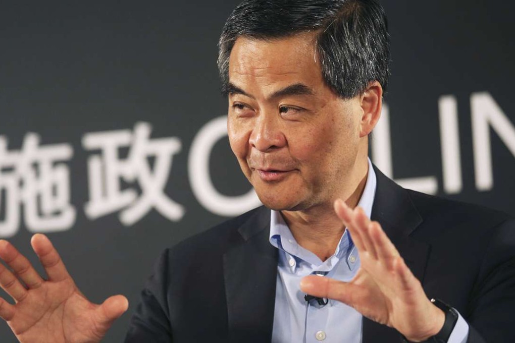 Chief Executive Leung Chun-ying denied any wrongdoing. Photo: David Wong