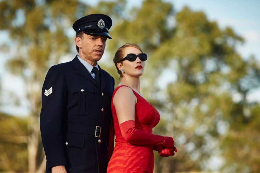 Kate Winslet as Myrtle ‘Tilly’ Dunnage and Hugo Weaving as Sergeant Farrat in The Dressmaker (category IIB), directed by Jocelyn Moorhouse.