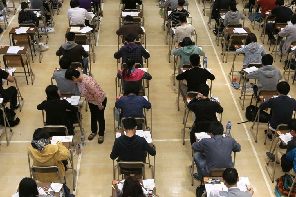 This may not be the best way for students to learn English. Photo: May Tse