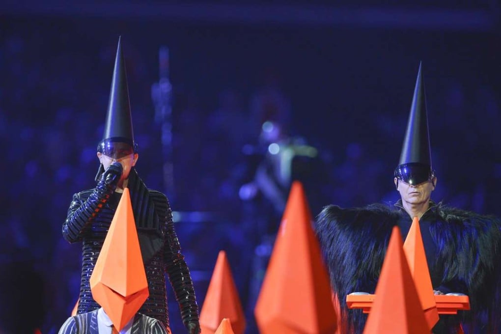 Pet Shop Boys performing at the closing ceremony of the 2012 London Olympics. The British pop duo recently released their 13th studio album. Photo: AFP