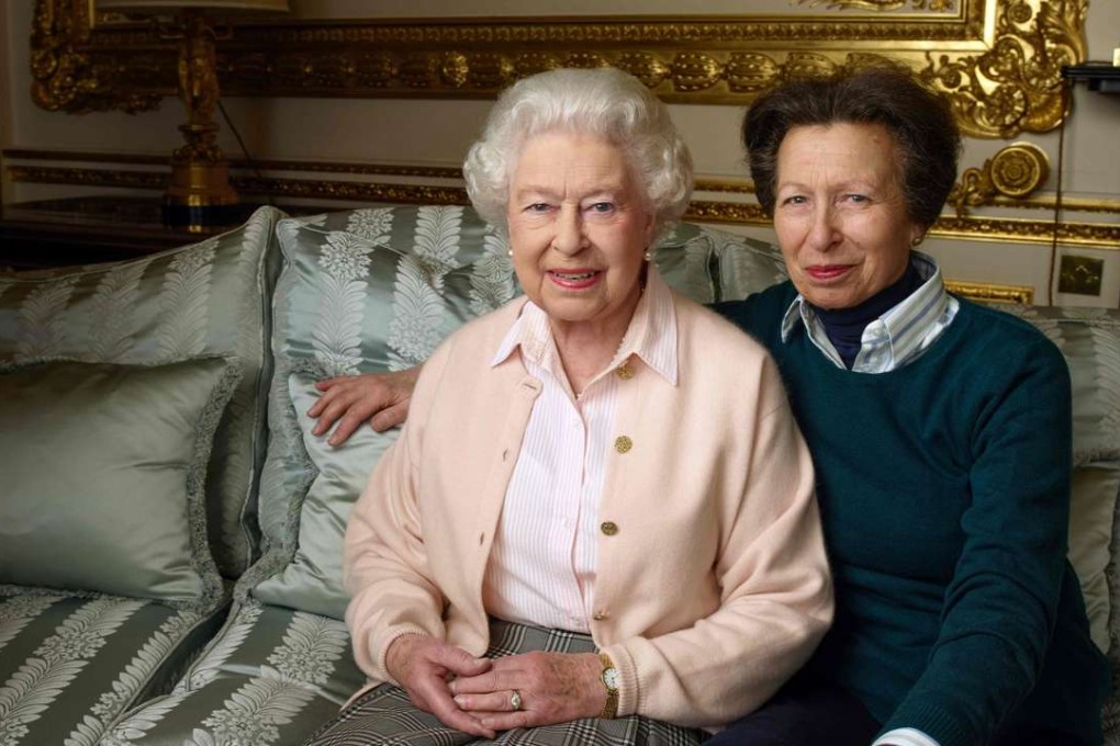 This handout portrait picture taken by US photographer Annie Liebovitz shows Queen Elizabeth II with her daughter Princess Anne in the White Drawing Room of Windsor Castle in Windsor. Photo: AFP