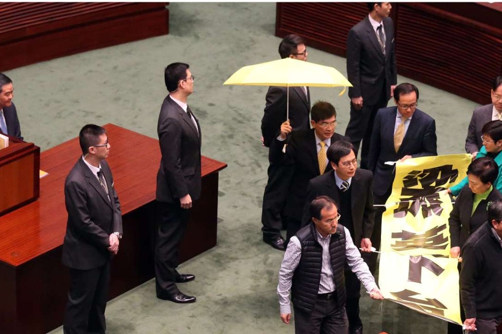 Pro-democracy lawmakers are adept at playing the role of the opposition. Photo: K. Y. Cheng