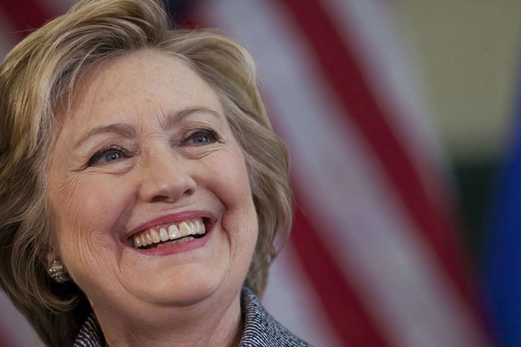 Democratic front runner Hillary Clinton. Photo: Bloomberg