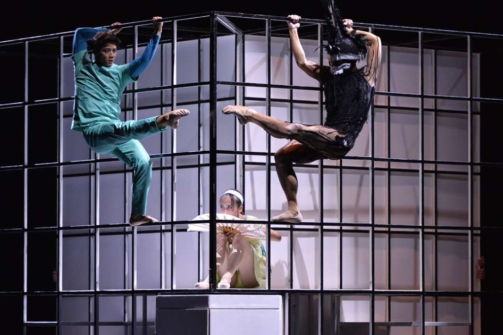 Liu Yu-yao, Shen Jie and Leung Chun Long perform Bolero by choreographers Yuh Egami and Ricky Hu, winner of this year’s award for outstanding ensemble performance.