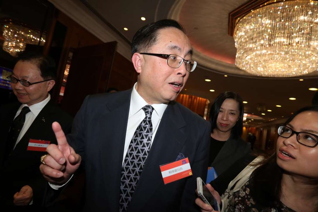 Innovation and technology minister Nicholas Yang appeared upset when he was asked about the two BVI firms. Photo: Dickson Lee