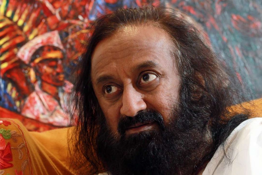 Indian philosopher Sri Sri Ravi Shankar. Photo: SCMP Pictures