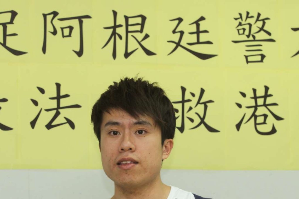 Roy Kwong is the youngest among seven candidates put forward by the Democratic Party. Photo: K. Y. Cheng