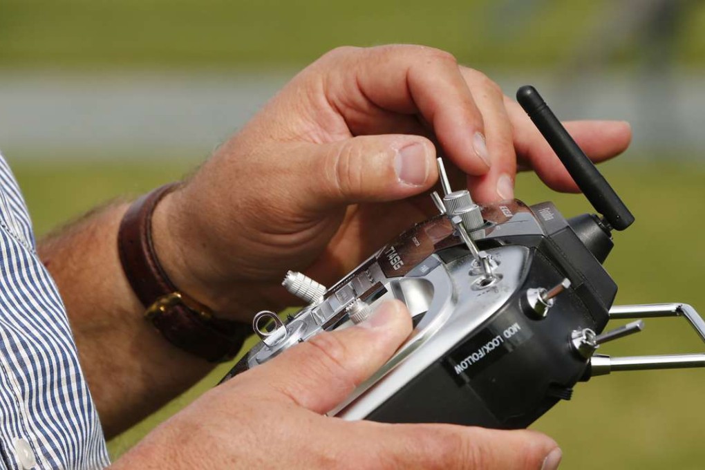 A control console of a camera drone. Photo: SCMP Pictures