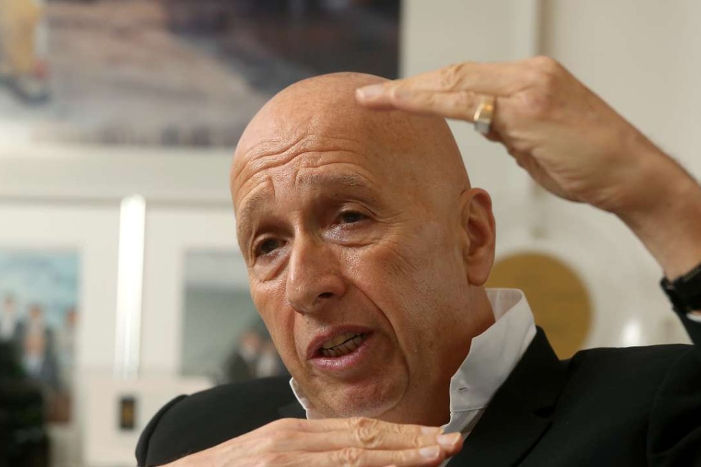 Allan Zeman, chairman of Lan Kwai Fong Group at On Hing Terrace, Central. Photo: K. Y. Cheng