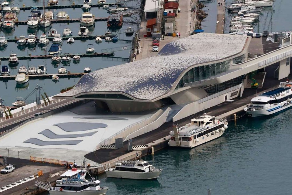The new maritime terminal at the port of Selerno, Italy, designed by Iraqi-British architect Zaha Hadid. Photo: AFP