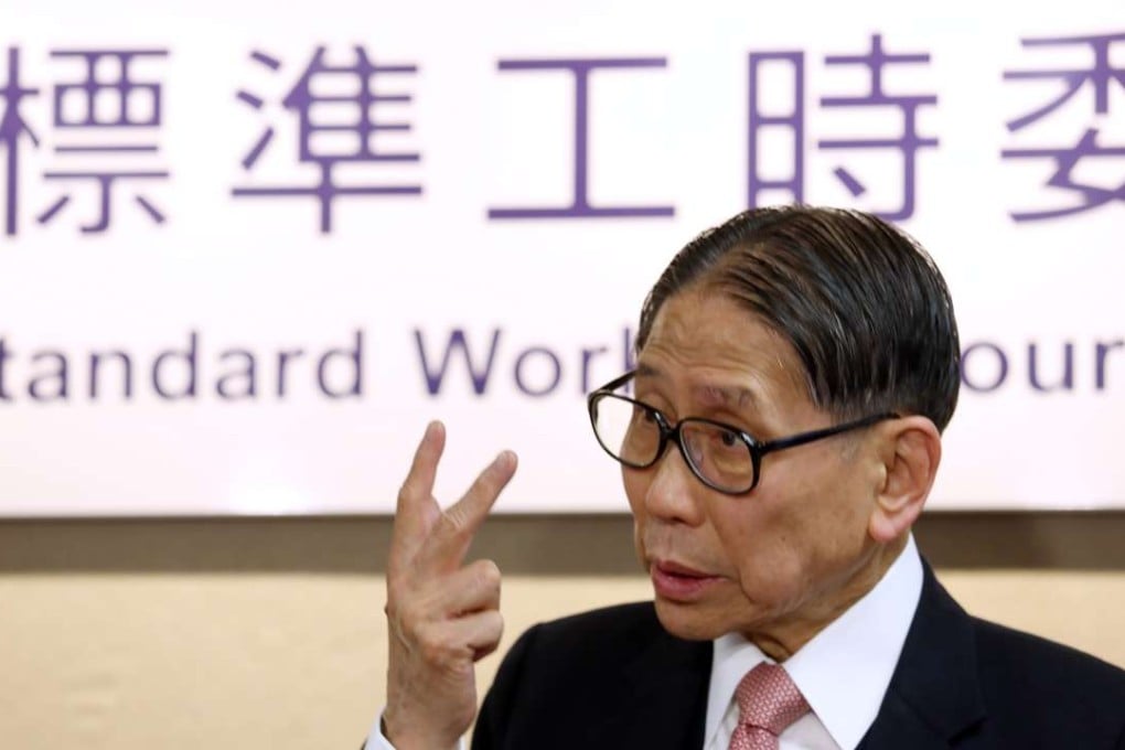 Leong Che-hung reiterated the advisory committee had no official position on standard working hours. Photo: Nora Tam