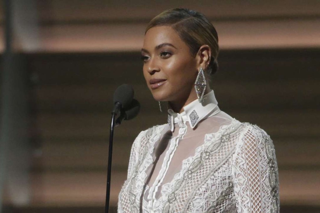Beyonce on stage at this year’s Grammy Awards. Photo: TNS
