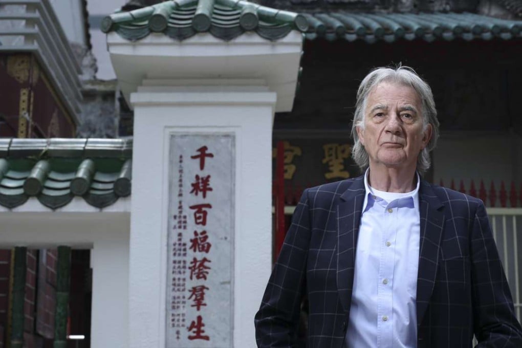 Paul Smith outside the Man Mo Temple in Sheung Wan. Photo: Nora Tam