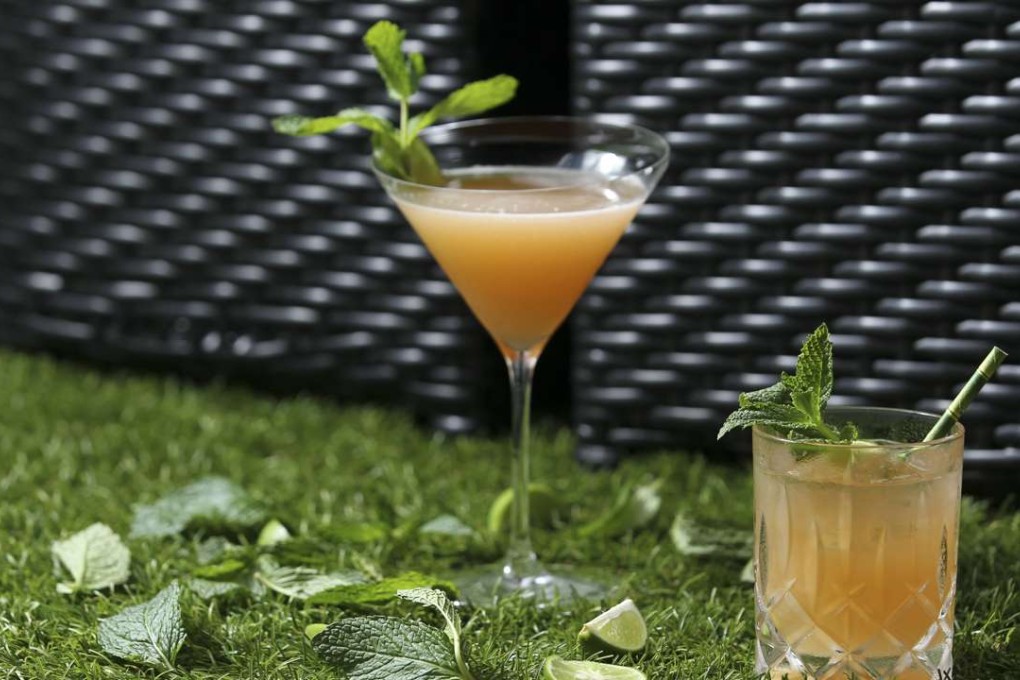 DQ Chronic is served straight up (left) or on the rocks at Charcoal in Lan Kwai Fong. Photos: Bruce Yan