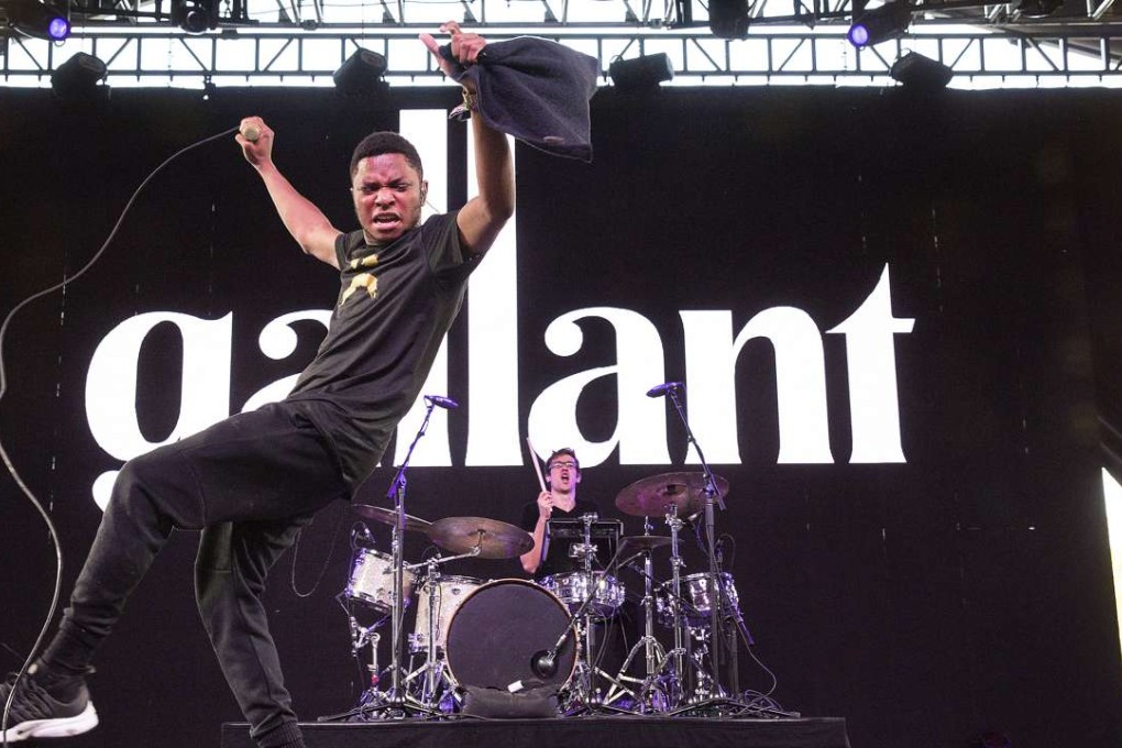 Gallant performs at the Coachella Music and Arts Festival in Indio, California on April 15. Photo: TNS