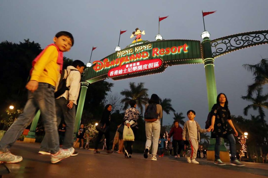 Hong Kong Disneyland on Lantau Island. There will come a time when Hong Kong people say “enough is enough – Hong Kong is ‘full’ and we want only things which are good for us”. Photo: Felix Wong