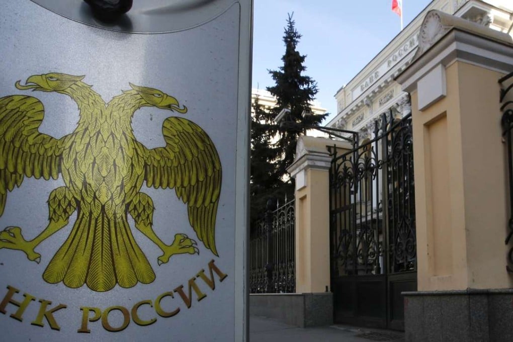 The headquarters of Russia’s central bank in Moscow. Photo: Reuters