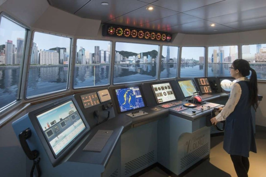 The exhibition enables visitors to simulate captaining a sailing vessel. Photo: Maritime Museum