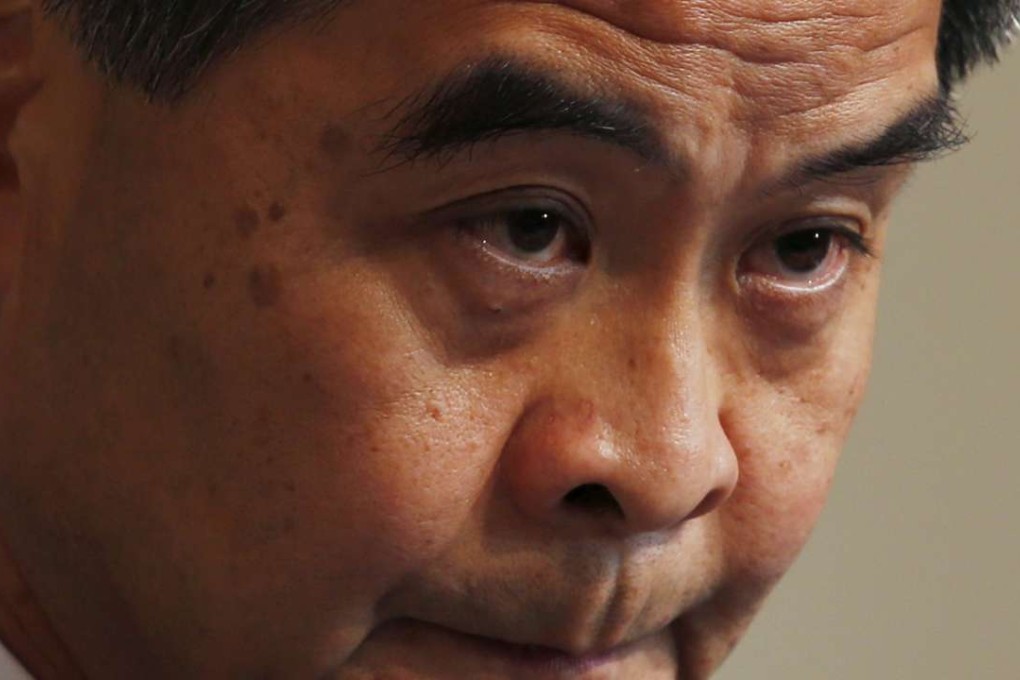Chief Executive Leung Chun-ying has a job that has become almost impossible. Photo: Reuters