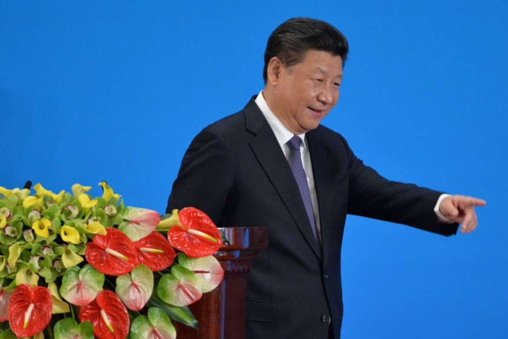 President Xi Jinping at the opening ceremony of the Conference on Interaction and Confidence-Building Measures in Asia in Beijing on Thursday. Photo: EPA