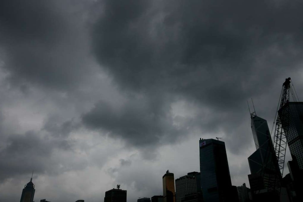 Storm clouds gather over Hong Kong. If we consider why people resort to self harm – as a way of coping, releasing negative emotions, for example – we can perhaps also better understand why destructive behaviour occurs in society. Photo: Ricky Chung
