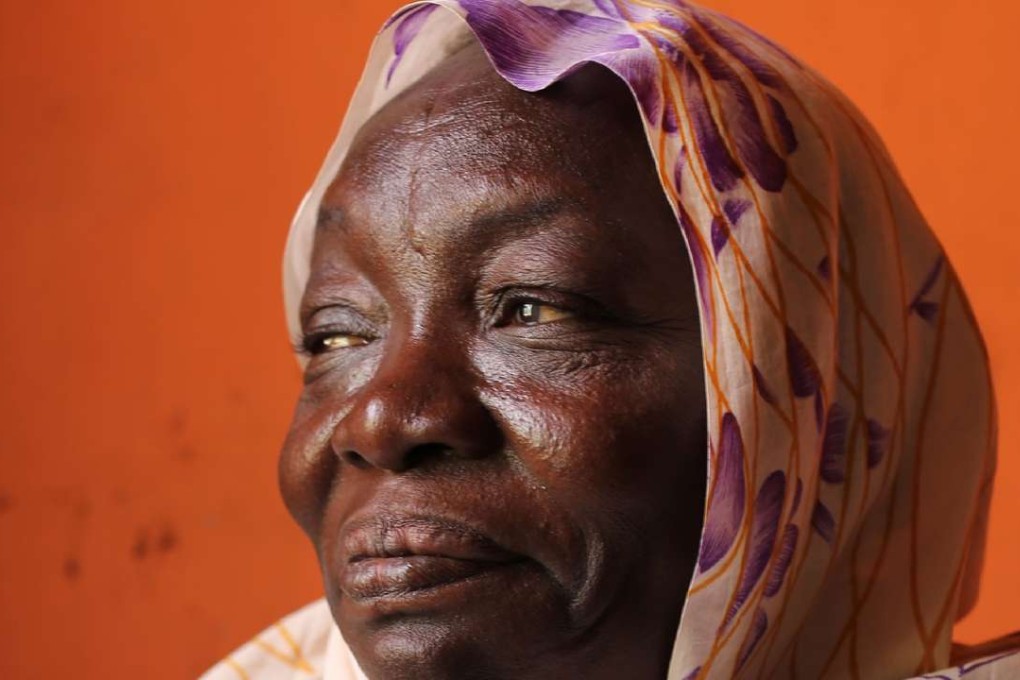 Awadeya Mahmoud sits at a cooperative for Sudanese women selling tea on April 17, 2016, in Khartoum's Souq Shaabi area. Photo: AFP