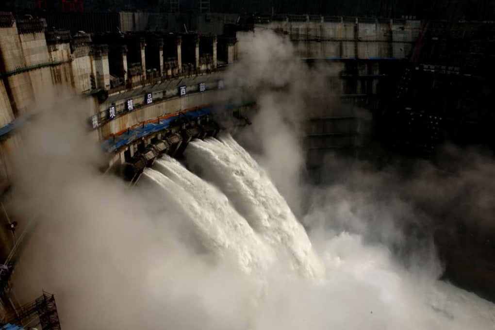 The first generator unit at the Xiluodu hydropower station, on the lower reach of Jinsha River between Leibo county in Sichuan province and Yongshan county, Yunnan Province, in 2014. Photo: Xinhua