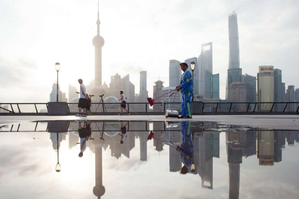 Home prices in Shanghai grew just 0.92 per cent in April from the previous month but 21.19 per cent year on year. Photo: AFP