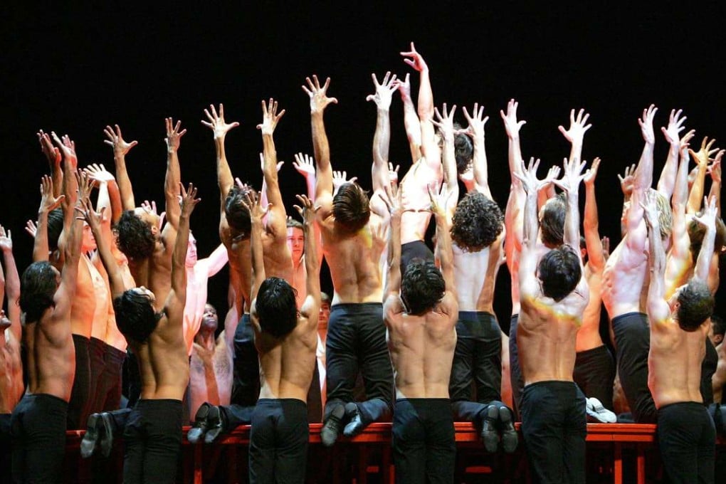 Dancers of the Bejart Ballet Lausanne performing the Bolero by Maurice Ravel in Lille. Photo: AFP