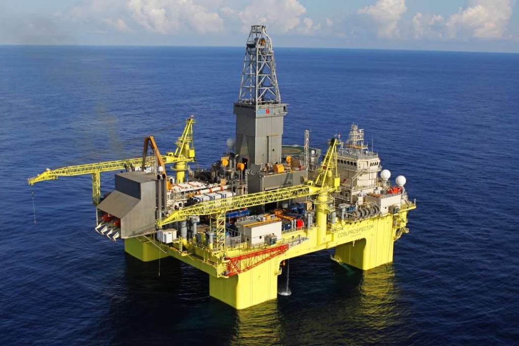 The Xingwang deep-sea semi-submersible drilling platform at the Liwan 3-2 gas field in the South China Sea in June last year. Photo: Xinhua