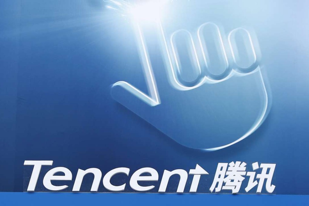 The logo of Tencent. Photo: Reuters, Kim Kyung-Hoon