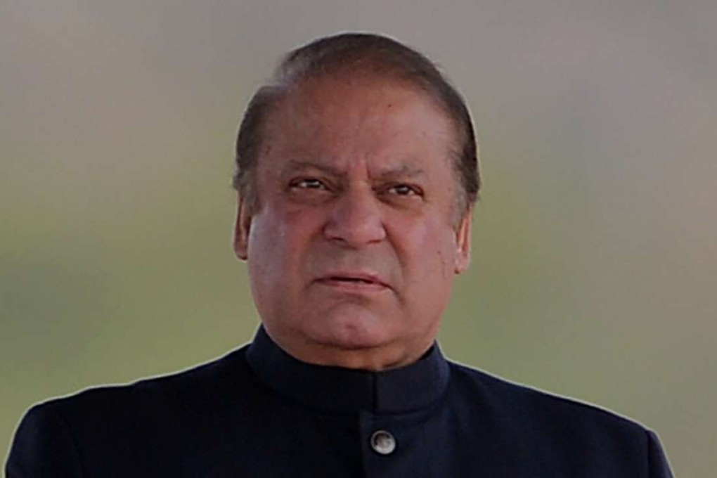 Pakistan's Prime Minister Nawaz Sharif looks on as he waits for the arrival of President Mamnoon Hussain at the venue of the Pakistan Day military parade in Islamabad on March 23. Photo: AFP