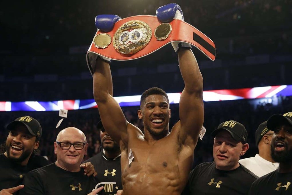Plans are being made for British boxer Anthony Joshua to defend his world title in Beijing’s iconic Bird’s Nest stadium. Photo: AP