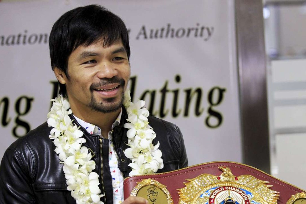 Manny Pacquiao has now turned his attentions to his political ambitions in his native Philippines. Photo: Reuters