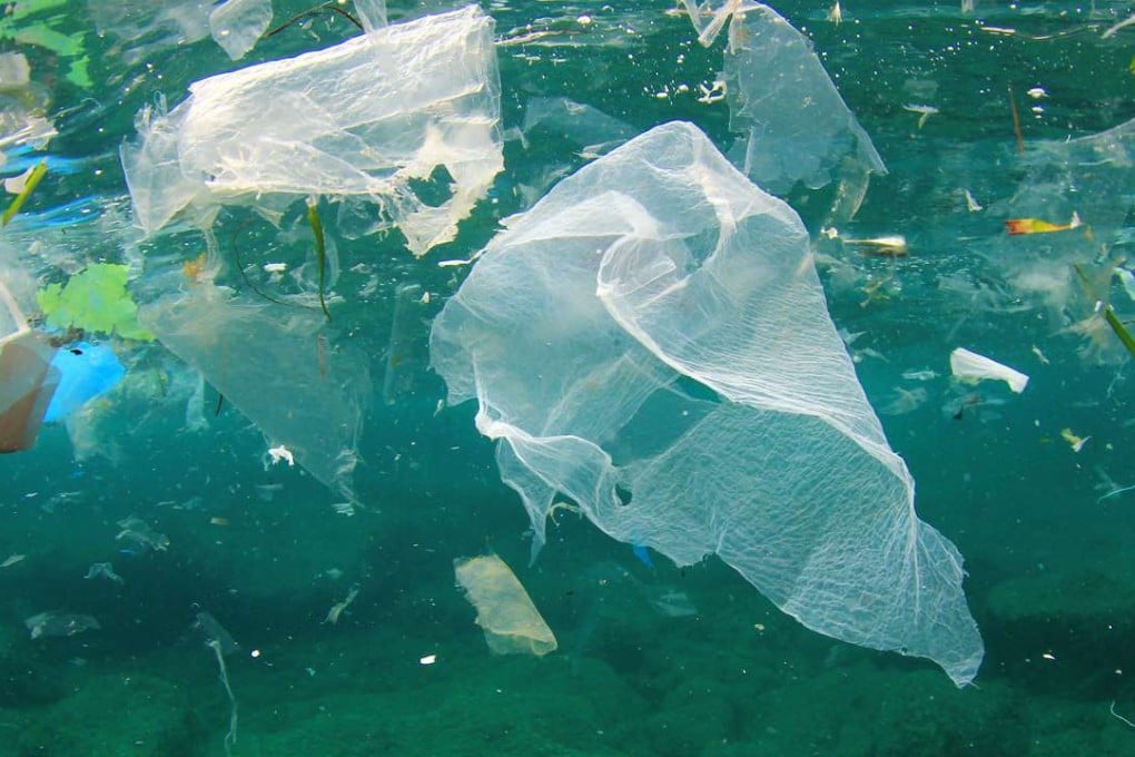 Plastic floating under the surface of the sea. The Royal Hong Kong Yacht Club will avoid contributing to the problem by stopping the sale of drinks in disposable plastic bottles.