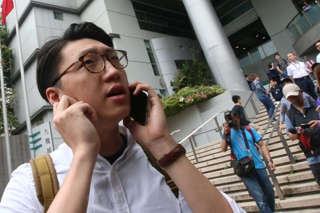 Edward Leung garnered 66,000 votes when he ran in the Legislative Council by-election in February. Photo: David Wong