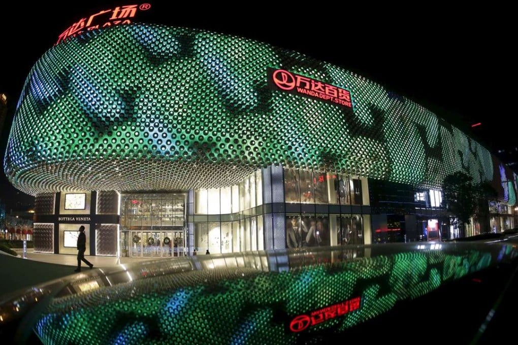 A Wanda Department Store in Wuhan, Hubei province. Photo: Reuters