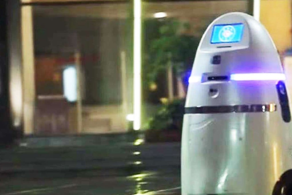 “AnBot” is being developed by the National University of Defence Technology in Changsha, Hunan province. A prototype was unveiled at an expo in Chongqing last month. Photo: SCMP Pictures