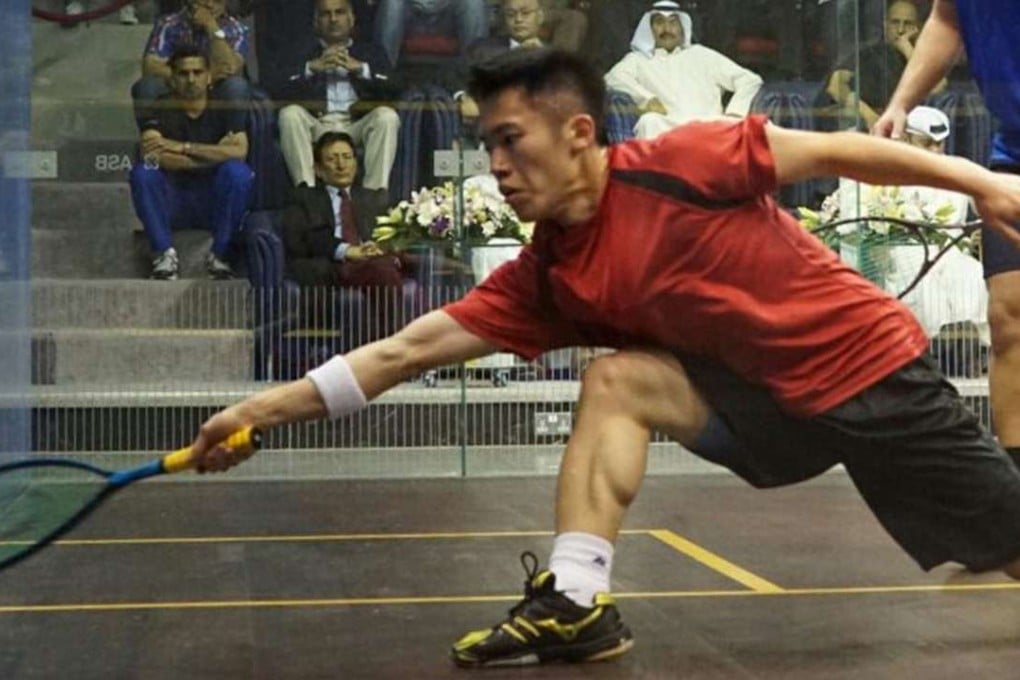 Hong Kong’s Leo Au, 26, received the Dato Alex Lee Award, given by the Asian Squash Federation for the player with the most outstanding performances in 2015. Photo: SCMP Pictures
