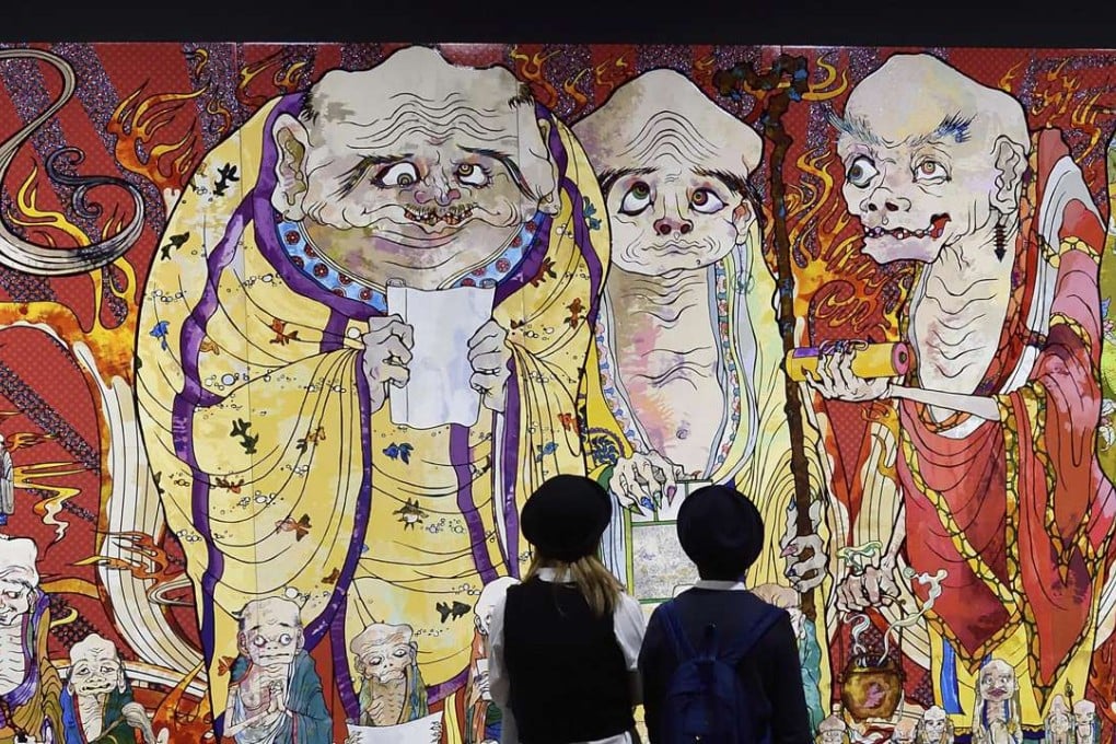 Detail from Takashi Murakami’s The 500 Arhats at the Mori Art Museum. Photo: Corbis