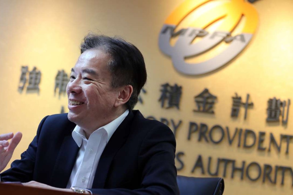 Mandatory Provident Fund Schemes Authority chairman David Wong. Photo: Bruce Yan