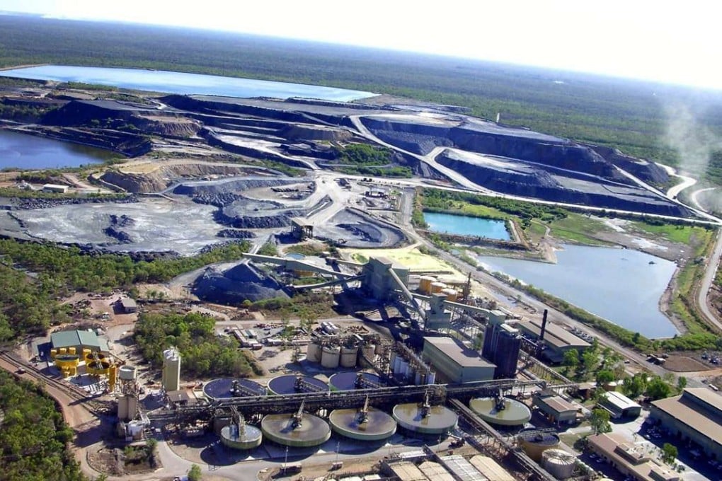 An aerial view of the Ranger Uranium Mine 250km east of Darwin in Australia's Northern Territory. Photo: AFP