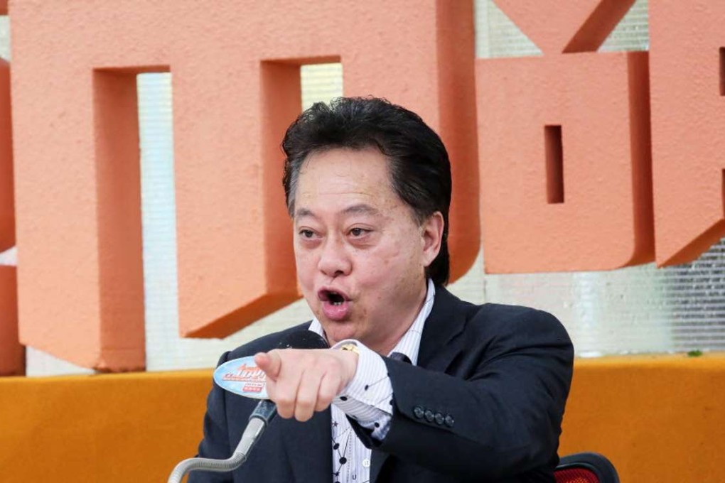 Hau, appearing at a forum in Kowloon City last month, describes villagers as “powerless, like ants”. Photo: Edward Wong