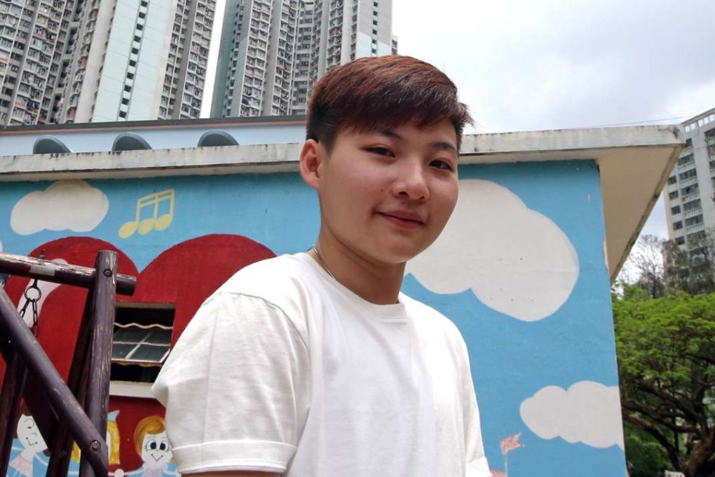 Ajai Shum Tsz-yan, 22, spoke out about prejudice against students from a school specialising in emotional and behavioural problems. Photo: David Wong