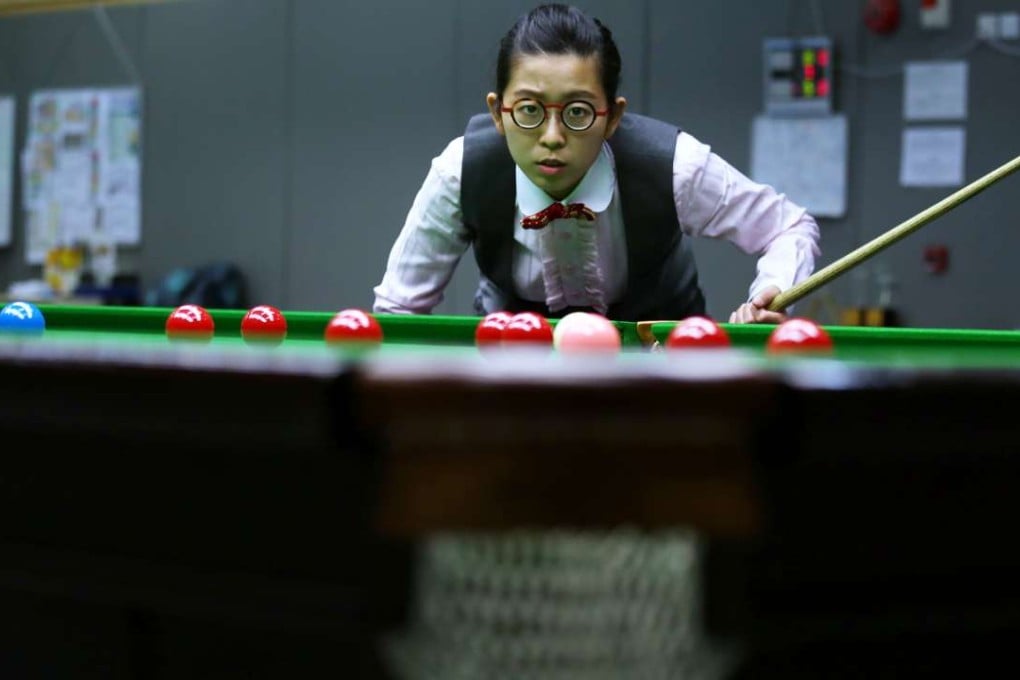 Former world champion Ng On-Yee eyes her next shot on the baize. Photos: SCMP/Nora Tam