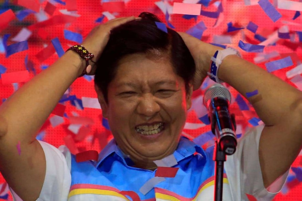 Philippine vice presidential candidate senator Ferdinand ‘Bongbong’ Marcos, son of the late dictator former President Ferdinand Marcos. Photo: Reuters