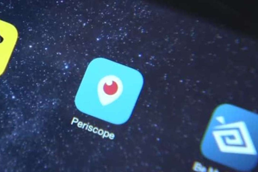 Periscope is a smartphone application that allows users to stream live video via their Twitter account. Photo: Reuters