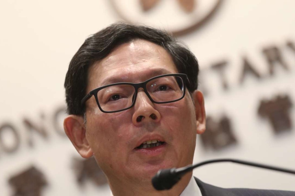 The Hong Kong Monetary Authority Chief Executive, Norman Chan Tak-lam warned internet users in Hong Kong continue to use passwords that are too simple, putting themselves at risk. Photo: K. Y. Cheng