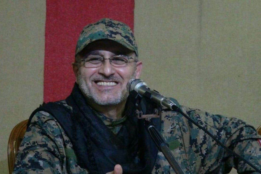 Mustafa Badreddine smiling at an undisclosed location in May 2016. Hezbollah on May 13, 2016 announced the death of its military commander Mustafa Badreddine in Syria. Photo: AFP