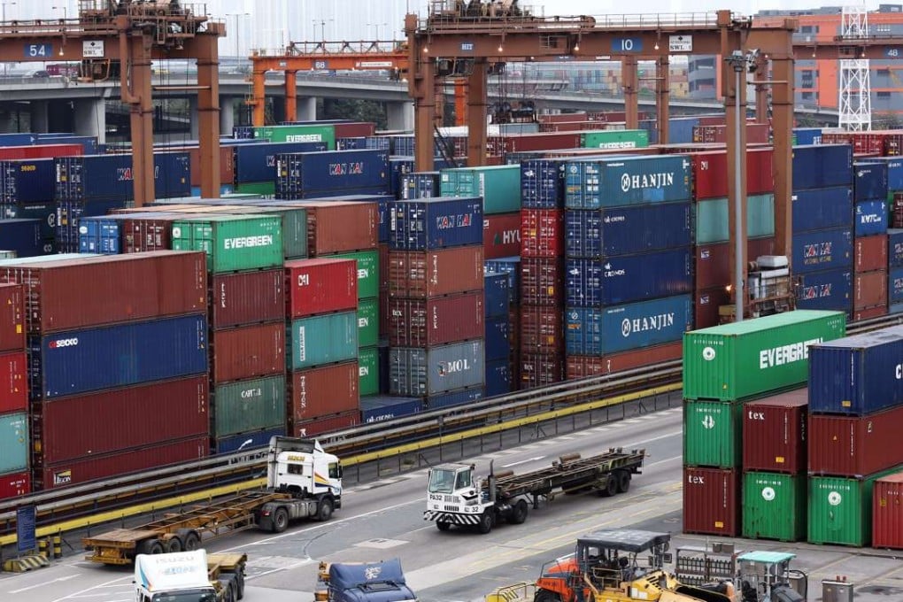 Once the mainland goods reach Hong Kong, the price is marked up by about 20 per cent before they are shipped elsewhere as re-exports. Photo: SCMP
